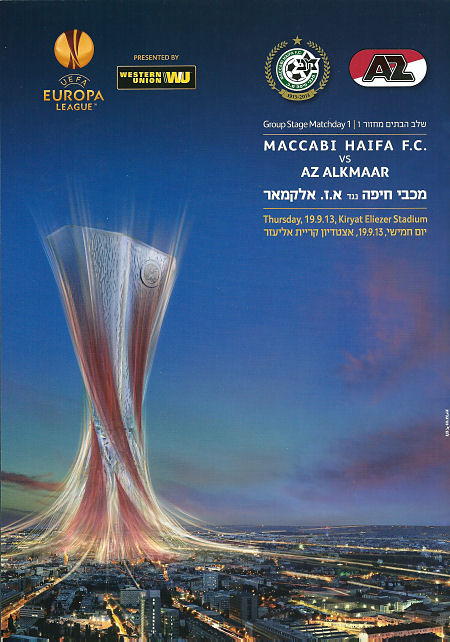 AZ Programma 19-sep-2013 Maccabi Haifa away